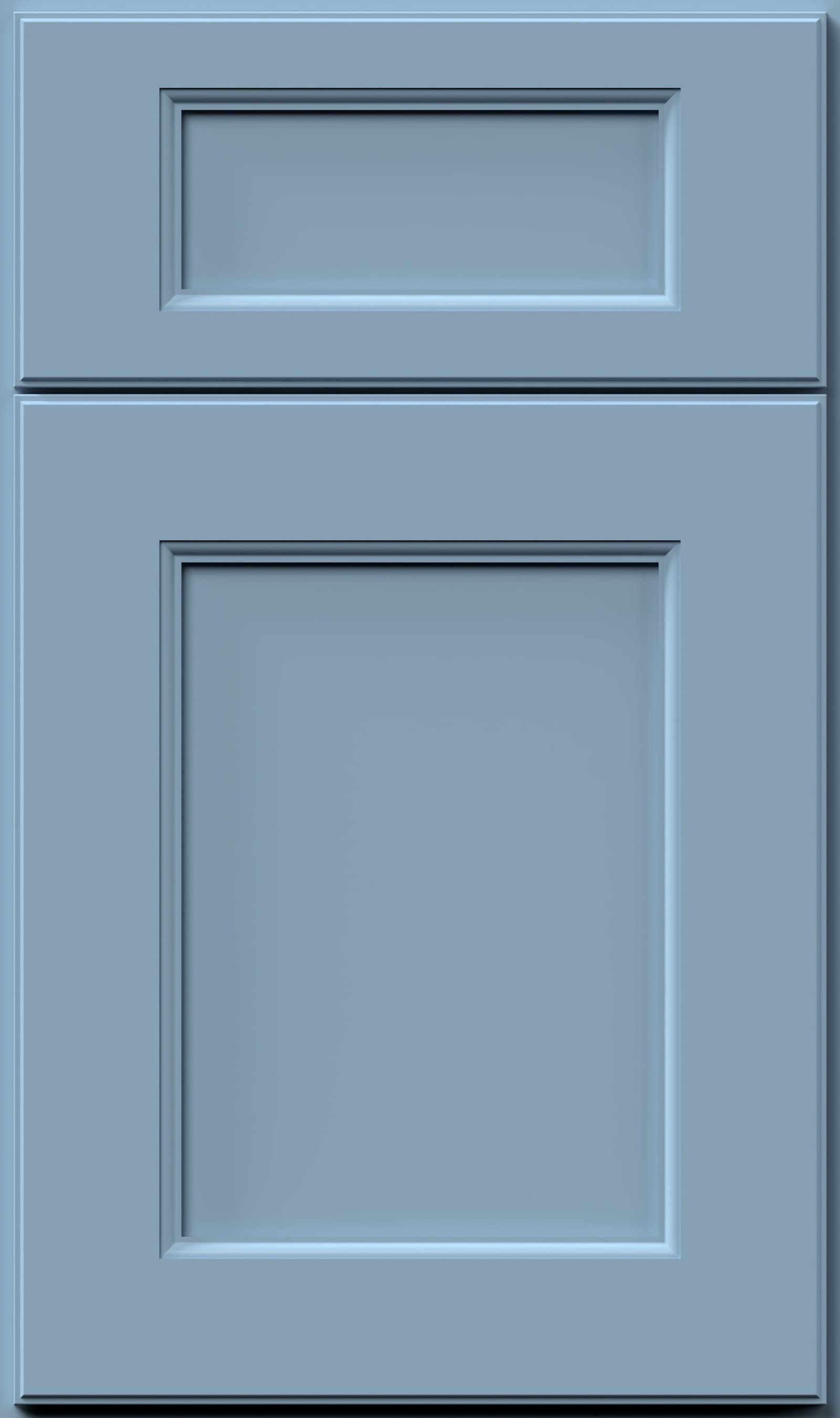 Ocean Blue kitchen cabinet door sample Hampton VA