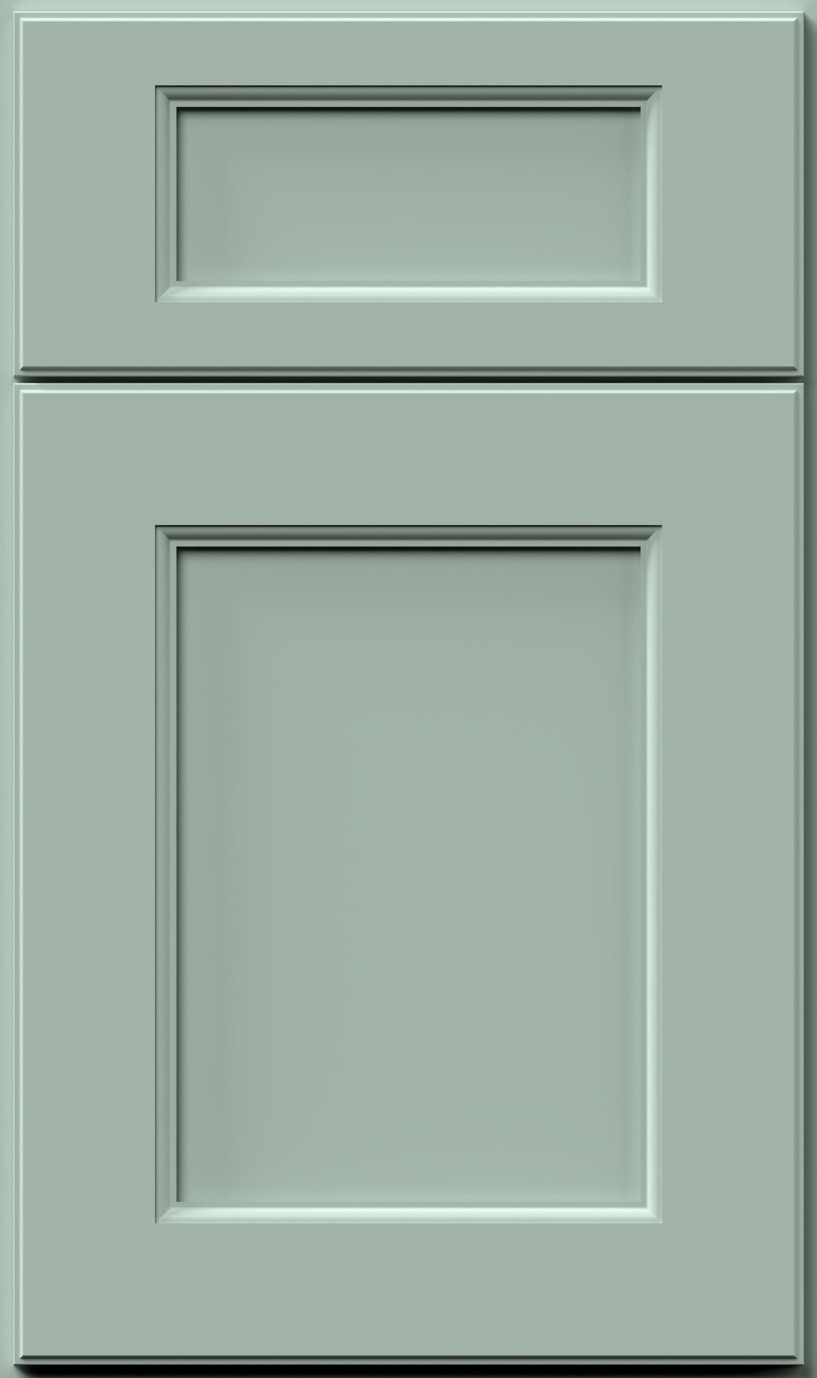 Sage Green kitchen cabinet door sample Hampton VA