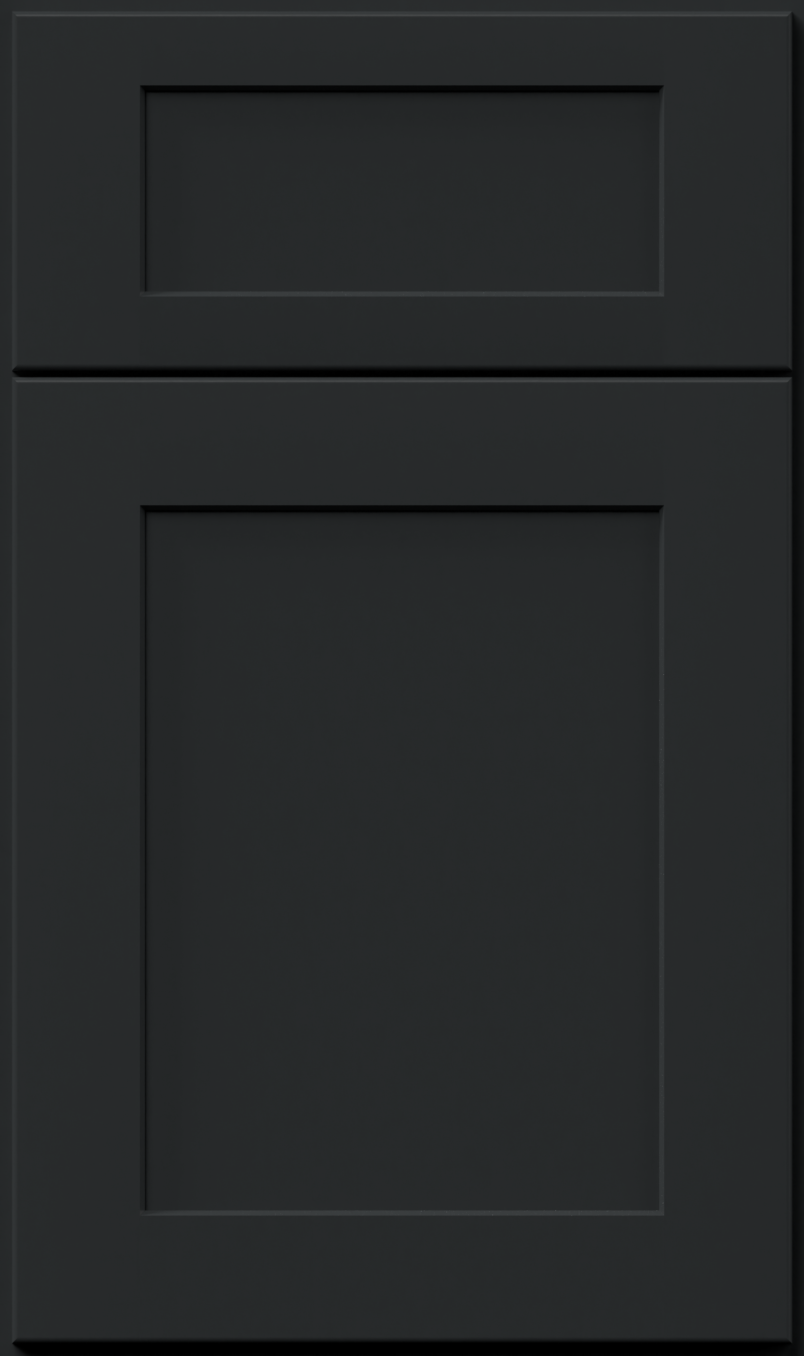 Pitch Black kitchen cabinet door sample Hampton VA