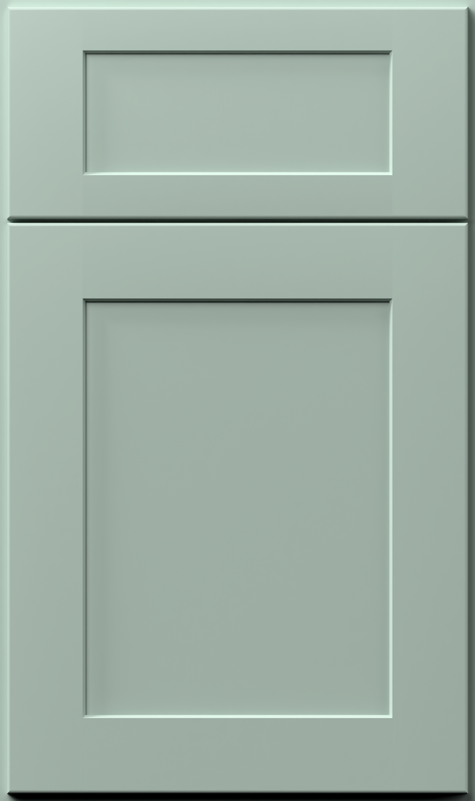 Sage Green kitchen cabinet door sample Hampton VA